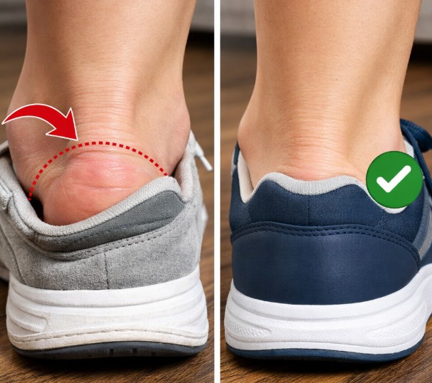 Als Grafik ein Vergleich der Passform von Schuhen